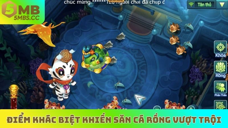 Điểm khác biệt khiến Săn Cá Rồng vượt trội