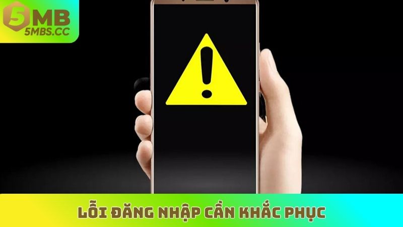 Lỗi đăng nhập cần khắc phục