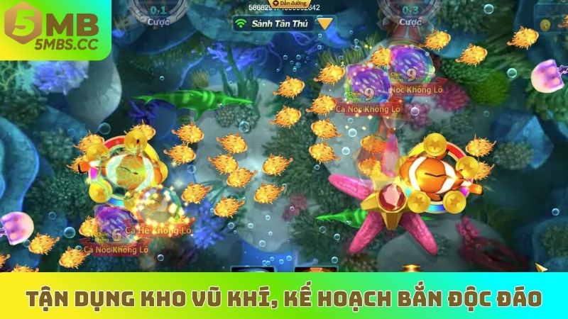 Tận dụng kho vũ khí, kế hoạch bắn độc đáo