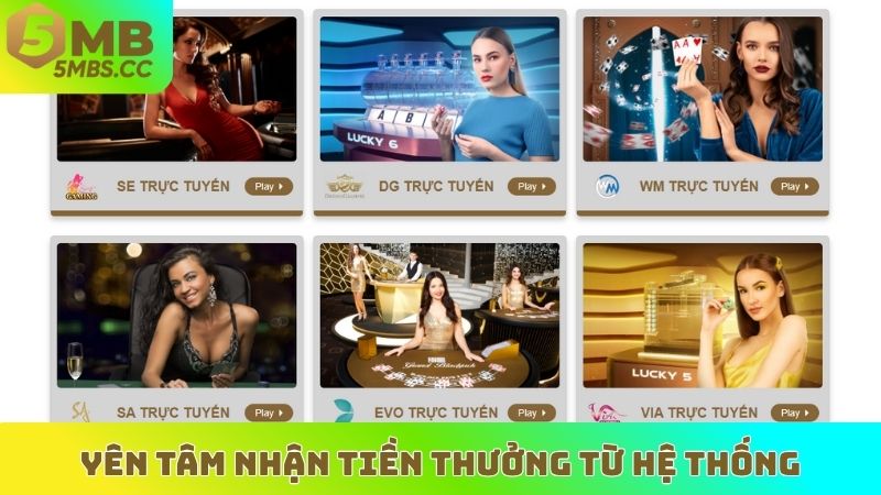 Yên tâm nhận tiền thưởng từ hệ thống